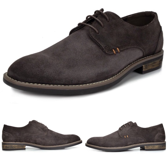 NEW Mens Bruno Suede Leather Oxfords Shoes - Picture 1 of 2